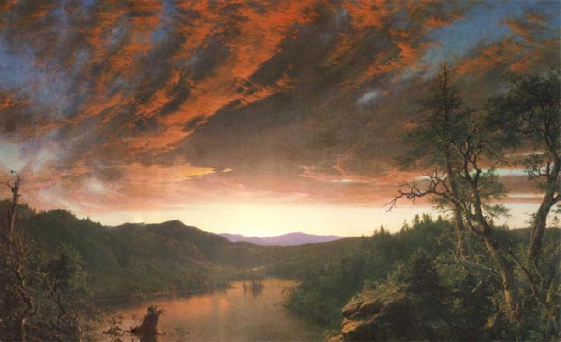 Frederick Edwin Church Dammerung in der Wildnis